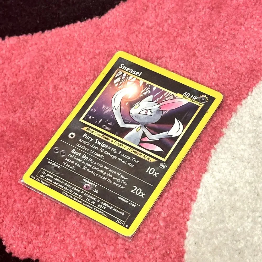 Sneasel #25 – Pokémon Neo Genesis – As Pictured